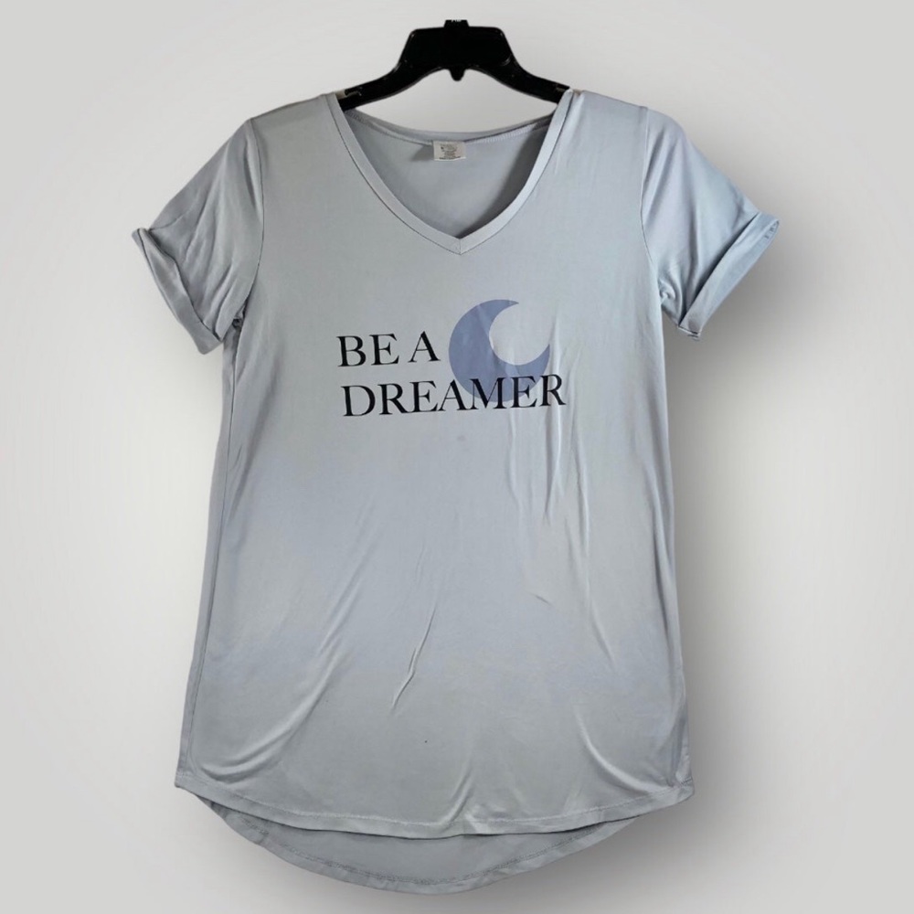 Hello Mello V-Neck Nightgown Nightshirt “Be A Dreamer” Size Medium!